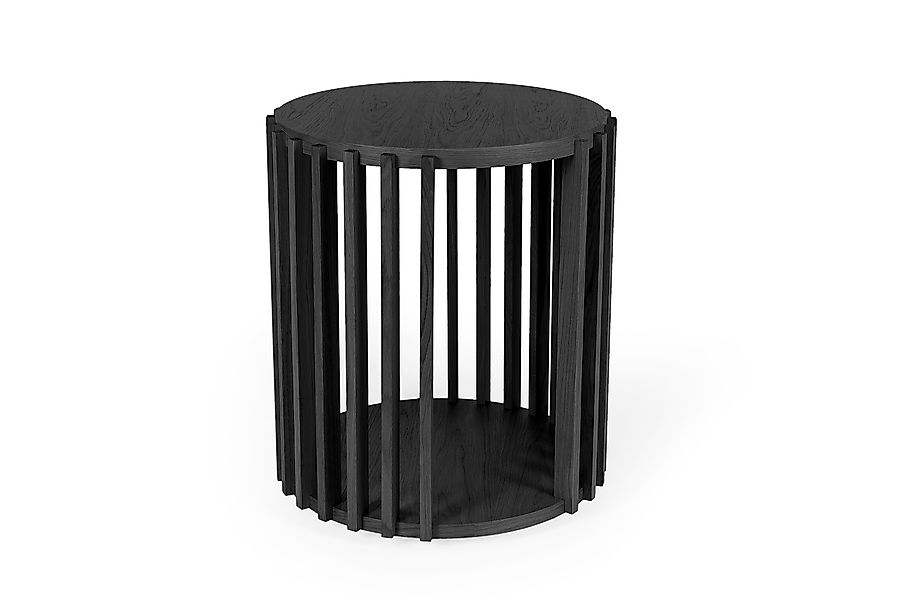 Woodman Beistelltisch »Drum, Breite/Tiefe/Höhe: 53/53/58 cm«, Holzfurnier a günstig online kaufen