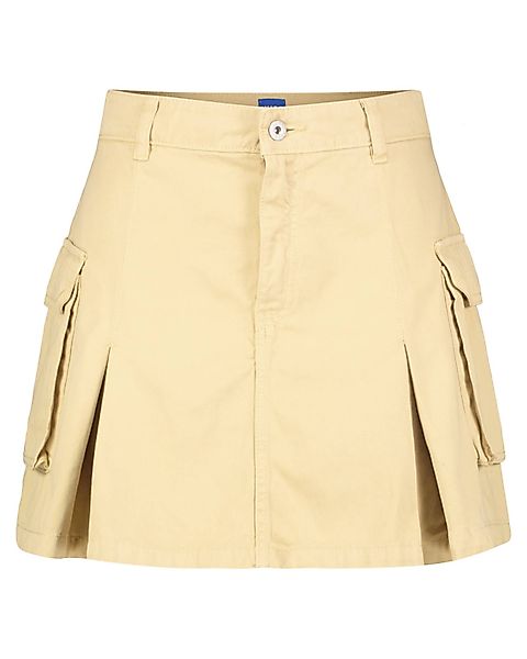 HUGO A-Linien-Rock Damen Minirock aus Baumwoll-Twill günstig online kaufen