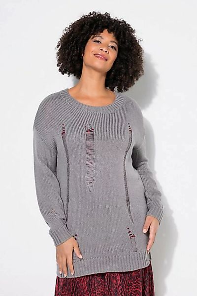 Angel of Style Strickpullover Pullover Loose Fit Destroyed-Look günstig online kaufen