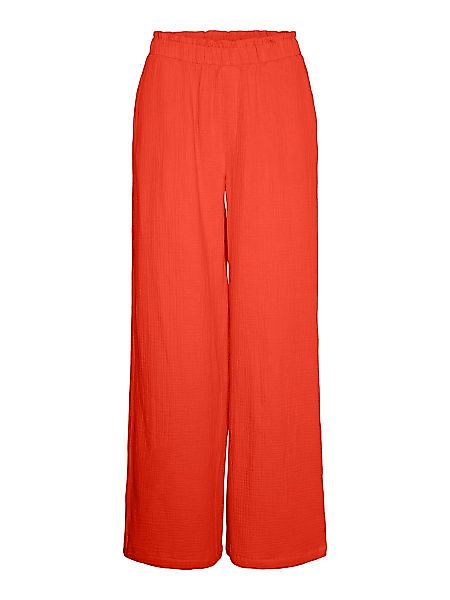 VERO MODA Wide Fit Hose Damen Rot günstig online kaufen
