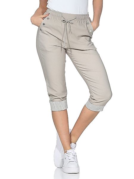 OriginalYou 7/8-Caprijeans Schlupfhose Damen 7/8 Stoffhose günstig online kaufen