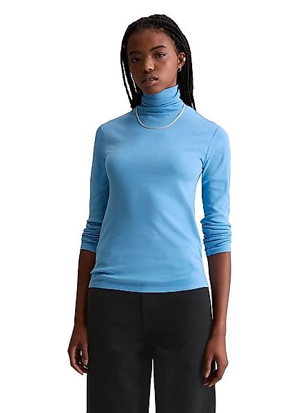 Marc O'Polo DENIM Langarmshirt aus softem Ripp-Jersey günstig online kaufen