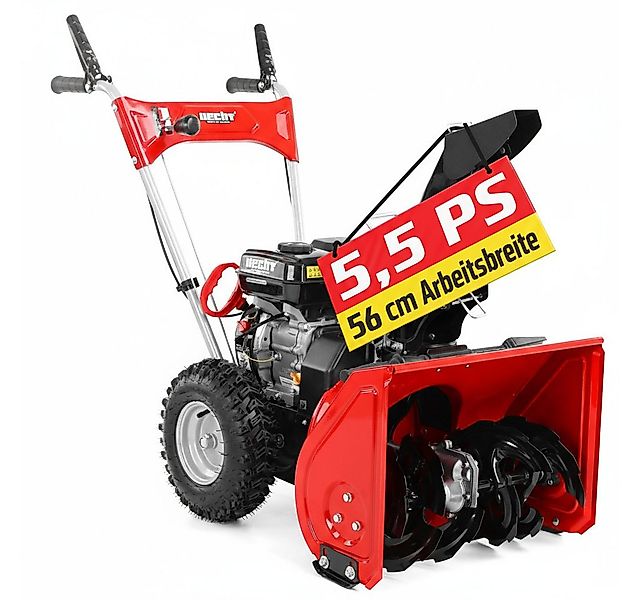 Hecht Benzin-Schneefräse zweistufig 5 Gänge 5,5 PS, 56,00 cm Arbeitsbreite, günstig online kaufen