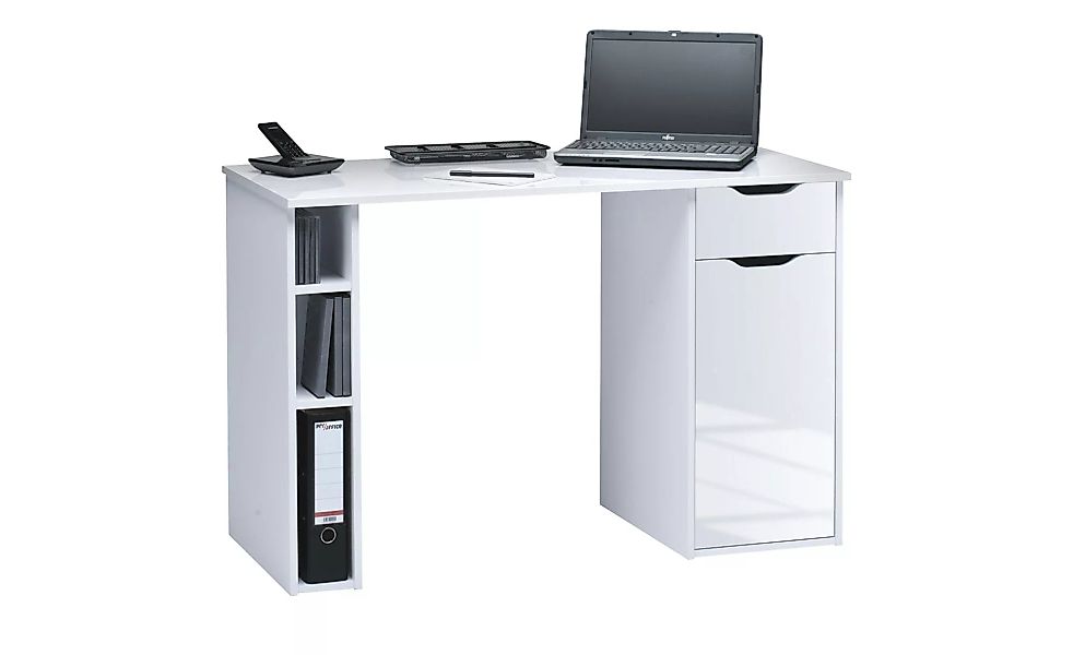 Schreibtisch   Ganges - weiß - 115 cm - 75 cm - 50 cm - Sconto günstig online kaufen