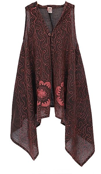 Guru-Shop Longbluse Boho Kaftan Mantel, langer offener Poncho,.. günstig online kaufen
