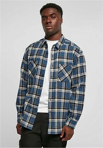URBAN CLASSICS Langarmhemd Urban Classics Herren Lake Check Shirt (1-tlg) günstig online kaufen