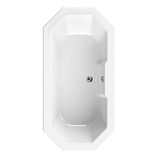 Calmwaters Achteck-Badewanne Exclusive 180x90 cm Duowanne Acryl 02SL3339 günstig online kaufen