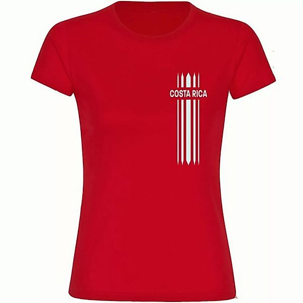 multifanshop T-Shirt Damen Costa Rica - Streifen - Frauen günstig online kaufen