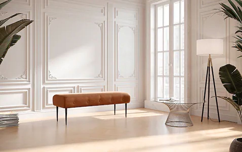 PLACES OF STYLE 2-Sitzer "Amber" mit Knopfheftung,in verschieden Stoffarten günstig online kaufen