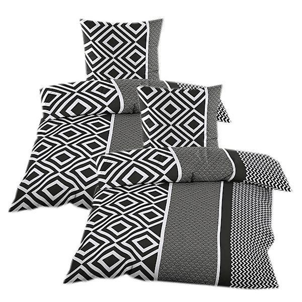 Casa Colori Bettwäsche Biber 135x200 cm mit Reißverschluss 2tlg. oder 4tlg. günstig online kaufen