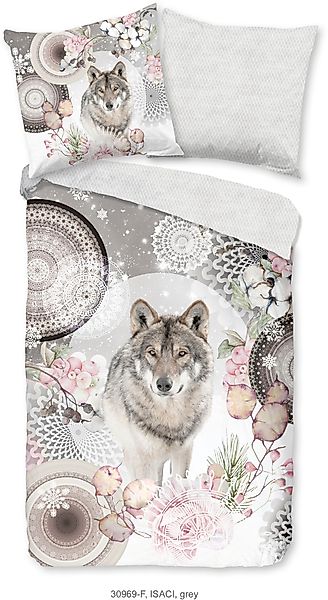 hip Wendebettwäsche »Isaci«, Biber, 135x200, Warm, Weich, Wendeoptik, Reißv günstig online kaufen