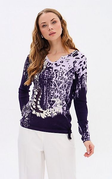 Passioni Strickpullover im Paisley Mustermix günstig online kaufen