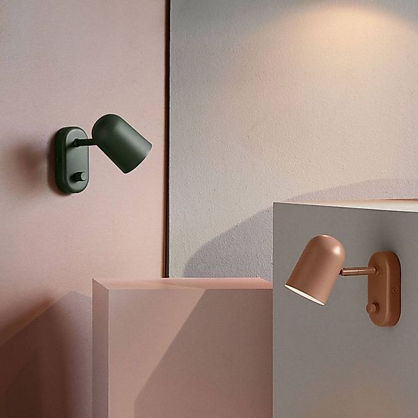Northern Wandleuchte Buddy wall dunkelgrün günstig online kaufen