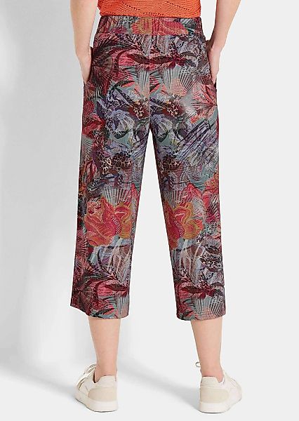 GOLDNER Schlupfhose "Moderne Printhose mit floralem Muster" günstig online kaufen