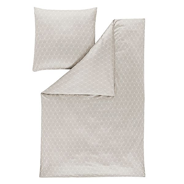 Estella Bettwäsche Tizian kiesel 135x200, 80x80 günstig online kaufen