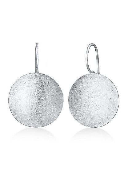 Nenalina Paar Ohrhänger Basic Geo Kreis Brushed Trend 925 Silber günstig online kaufen