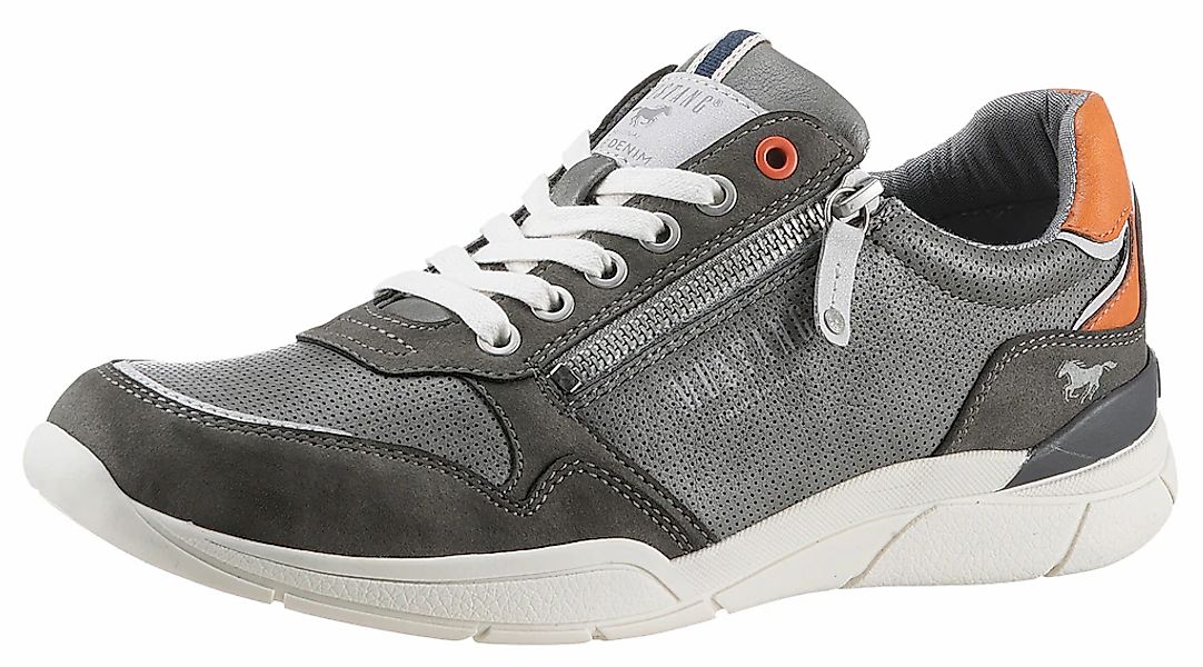 Mustang Shoes Sneaker, mit seitlichem Reißverschluss, Freizeitschuh, Halbsc günstig online kaufen