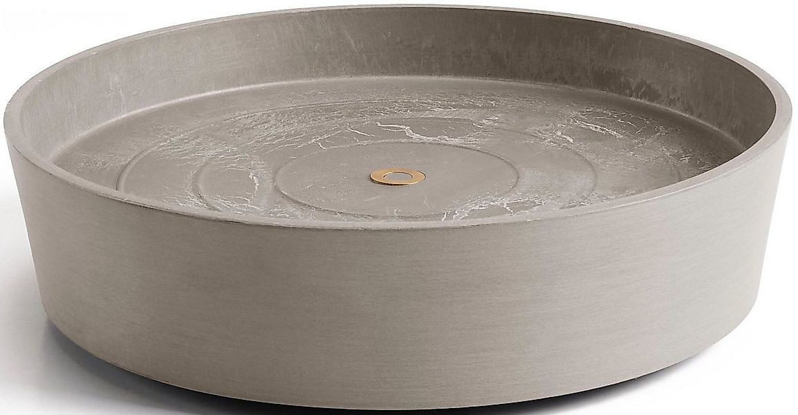 ECOPOTS Blumentopfuntersetzer SAUCER WHEELS Taupe, BxTxH: 34,1x34,1x9 cm günstig online kaufen