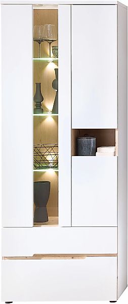 Innostyle Vitrine "Memphis Vitrine, 110x40x65cm (B/H/T)", (1 St.) günstig online kaufen