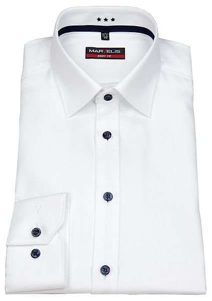 MARVELIS Businesshemd Body Fit stark tailliert günstig online kaufen