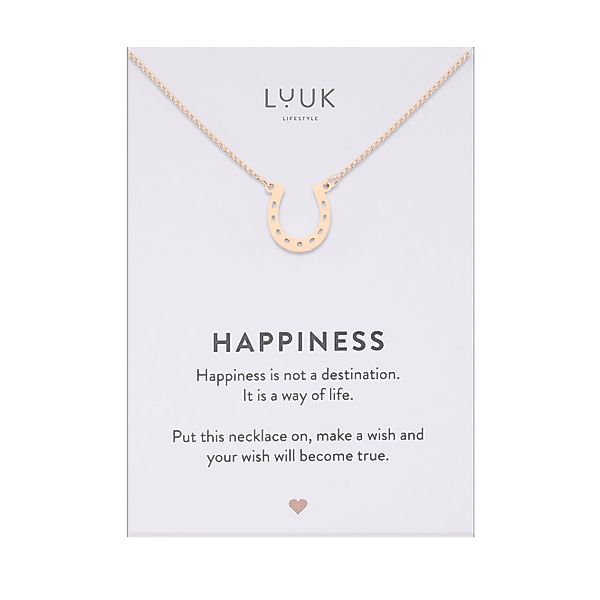 LUUK LIFESTYLE Kette mit Anhänger Hufeisen, günstig online kaufen