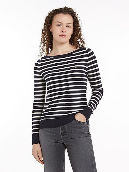 Tommy Hilfiger Strickpullover CO JERSEY STITCH günstig online kaufen