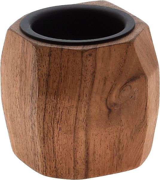 ZauberDeko Teelichthalter Teelichthalter Akazienholz Holz Tischdeko günstig online kaufen