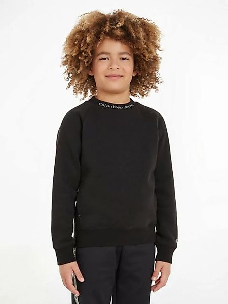 Calvin Klein Jeans Sweatshirt INTARSIA FLEECE CREWNECK günstig online kaufen