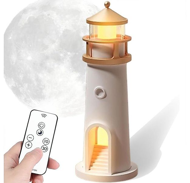 VIVIHEYDAY Nachtlicht Leuchtturm Deko,LED Leuchtturm Lampe, USB-Aufladung, günstig online kaufen