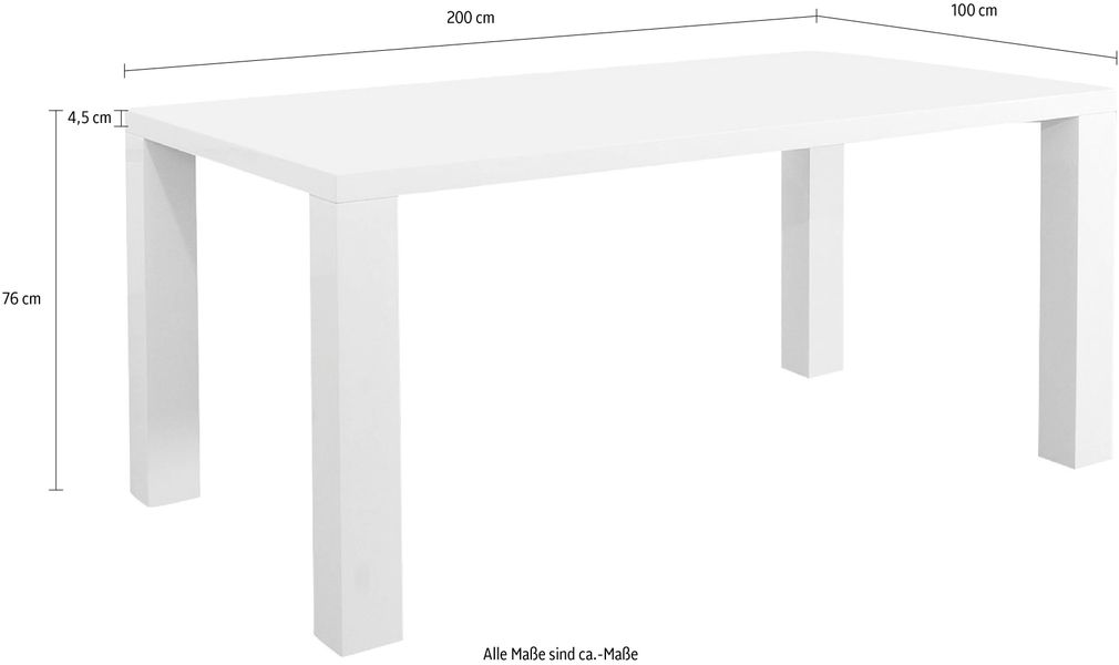 SalesFever Esstisch Esbjerg - Stilvoller Tisch, günstig online kaufen