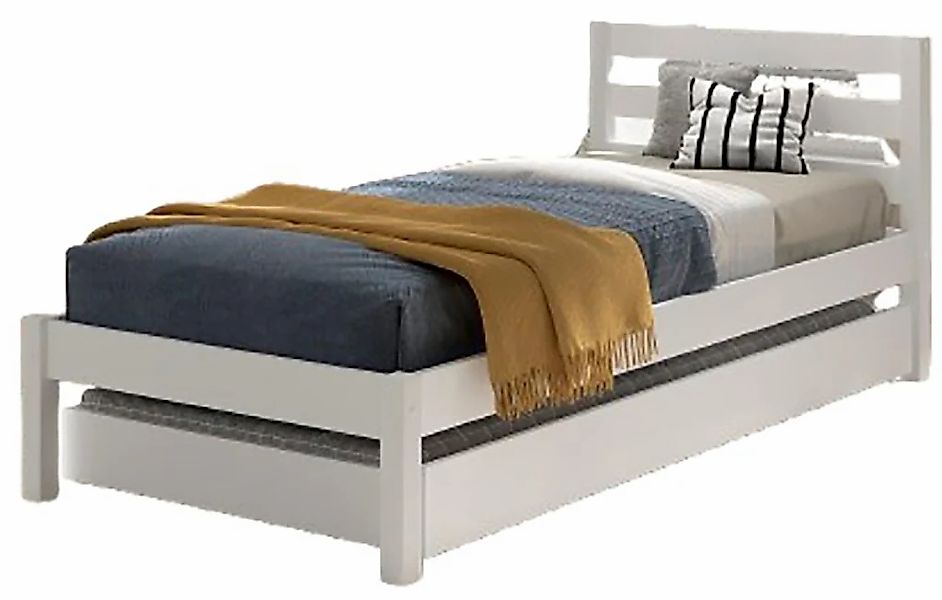 Vipack Massivholzbett "Pino, universell einsetzbar, gradliniges Design, Mad günstig online kaufen