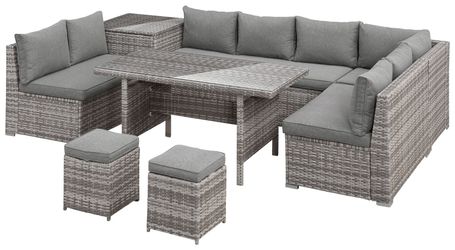 KONIFERA Gartenlounge-Set "Kalamos" Set, 3er-Sofa, 2x 2er Sofa, Ecksofa, 2x günstig online kaufen