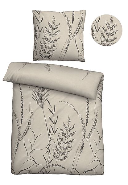 Biberna Bettwäsche 0840518, Flanell, 2 teilig, günstig online kaufen