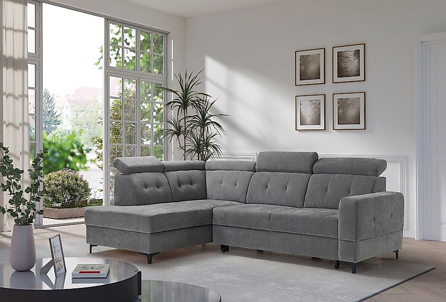 exxpo - sofa fashion Ecksofa "Monte, Kopfteile verstellbar, optional mit Be günstig online kaufen