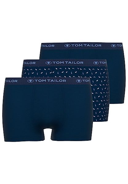 TOM TAILOR Boxershorts Buffer (3er Pack) weich, bequem, eng, elastisch, Log günstig online kaufen
