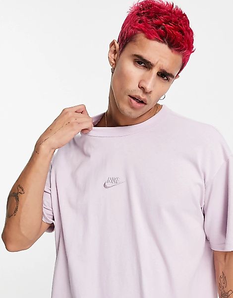 Nike – Premium Essentials – Oversize-T-Shirt in der Farbe Zuckerguss-Fliede günstig online kaufen
