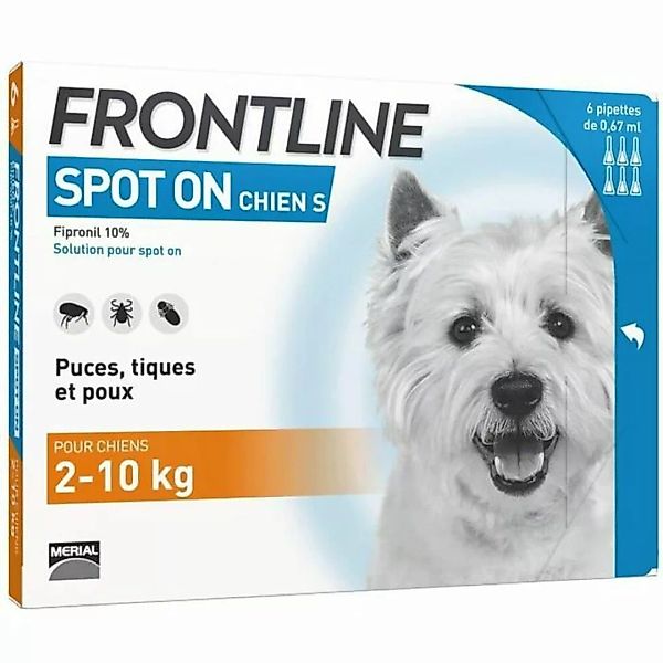 Hundepipette Frontline Spot On 2-10 Kg 6 Stück günstig online kaufen