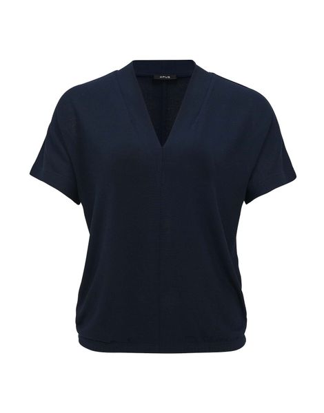 OPUS Kurzarmshirt SAGIE Regular in Feinstrick günstig online kaufen