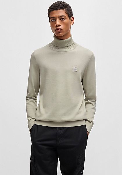 BOSS ORANGE Strickpullover Akiro mit kleinem günstig online kaufen