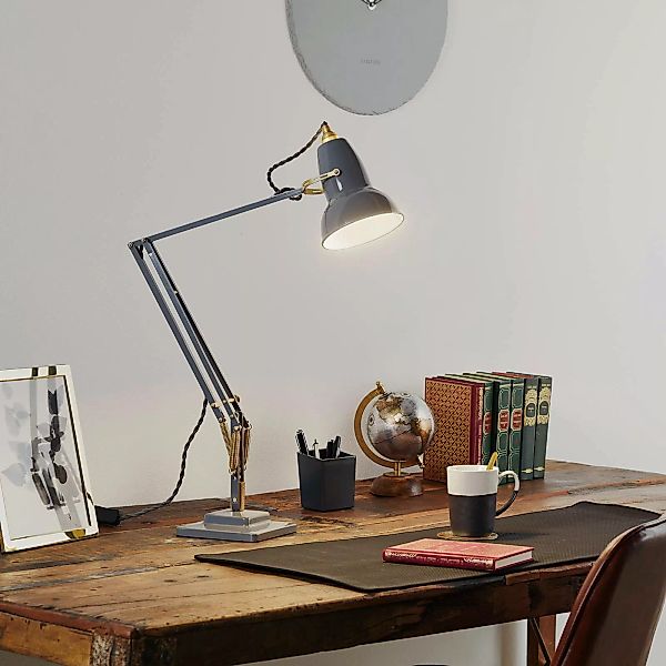 Anglepoise Original 1227 Brass Tischlampe grau günstig online kaufen