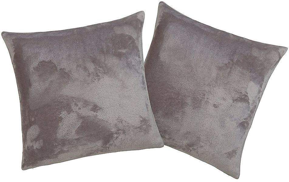 my home Dekokissen Jil, aus super weichem Kuschelfleece, Kissenhüllen ohne günstig online kaufen