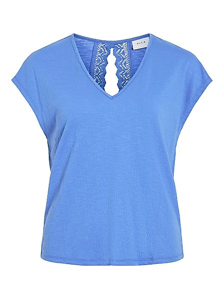 Vila T-Shirt Legere mit Spitzen Details günstig online kaufen