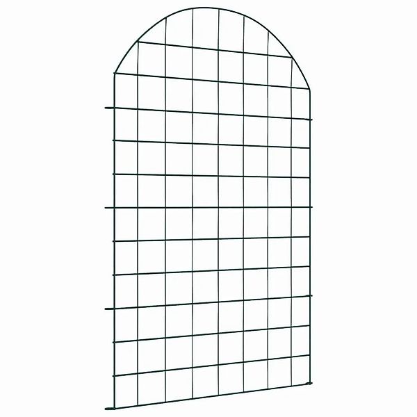 vidaXL Teichzaun Set 8 Stk Grün 50 x 80 cm Stahl 42017317 günstig online kaufen