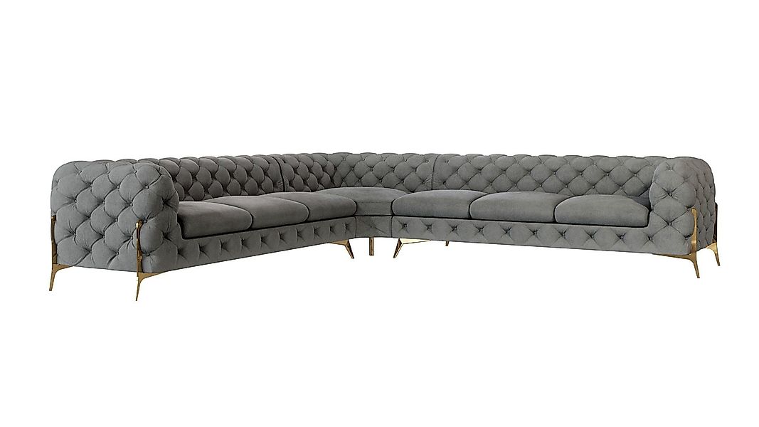 S-Style Möbel Ecksofa Ashley, Chesterfield mit günstig online kaufen