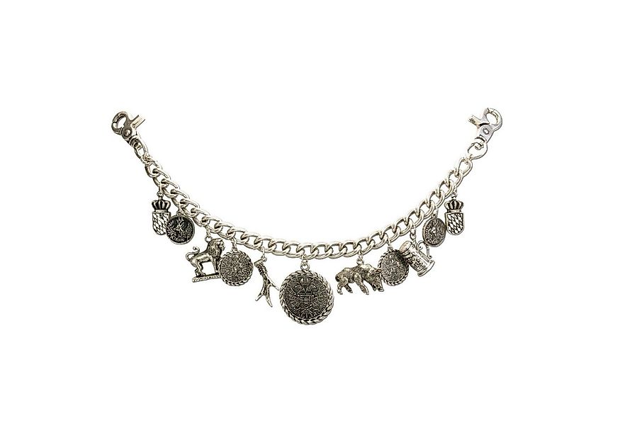 Alpenflüstern Kette mit Anhänger Trachten-Charivari Otto (antik-silber-farb günstig online kaufen