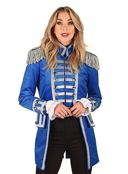 thetru Kostüm Gardejacke für Damen blau-silber, Hochwertige Uniformjacke fü günstig online kaufen