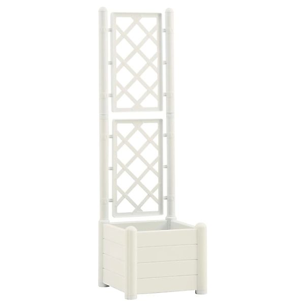 vidaXL Blumentopf Pflanzkübel mit Spalier 43x43x142 günstig online kaufen