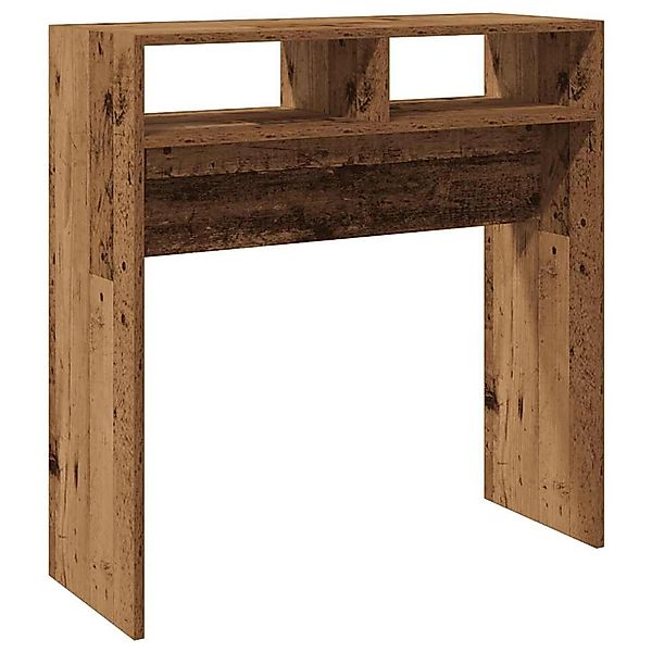 vidaXL Konsolentisch Altholz-Optik 78x30x80 cm Holzwerkstoff 856620 günstig online kaufen