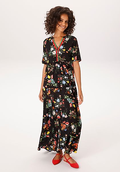 Aniston CASUAL Sommerkleid mit farbenfrohen Blumendruck - jedes Teil ein Un günstig online kaufen