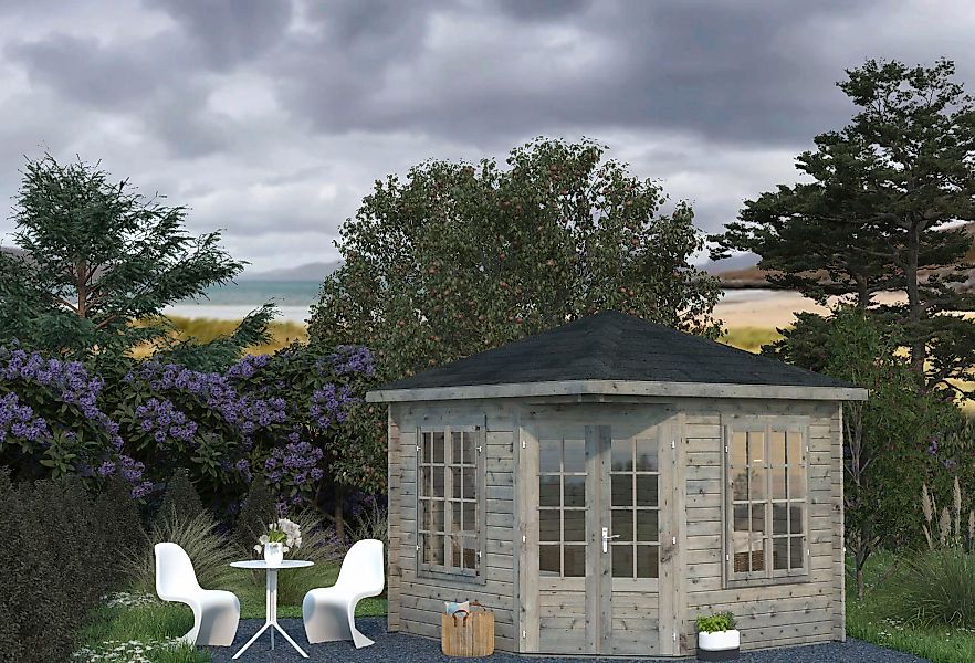 Palmako Gartenhaus "Pavillon Melanie", grau günstig online kaufen